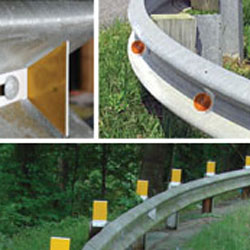 Guardrail Mount Delineators & Markers