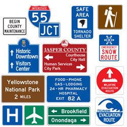 Guide Signs and Plaques