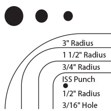 Hole Punch & Radius Corners Information