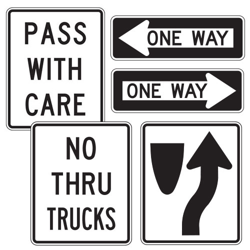 Passing & Guidance Signs