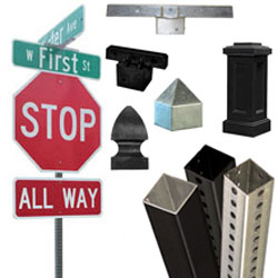 Square Posts, Brackets, Hardware & Breakaway Systems