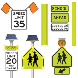 Enhanced Conspicuity for School Signs