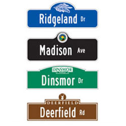 Custom Street Name Signs