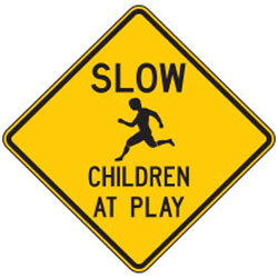 Warning: Neighborhood and Child Safety Signs