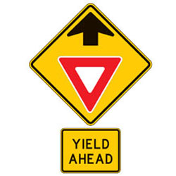 Warning: Roadway Conditions & Advance Traffic Control Signs