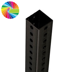 Semi-Gloss Powder Painted Square Punched Posts