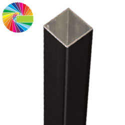 Semi-Gloss Powder Painted Square Smooth Posts