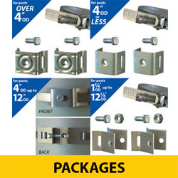Silver Strapping, Brackets & Hardware Packages