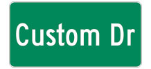 Street Name Sign Blade