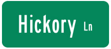 Street Name Sign Blade