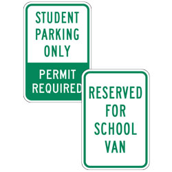 School Parking Lot: Permissive Parking