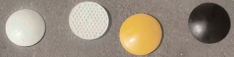 Non Reflective Polypropylene Traffic Round Button Markers