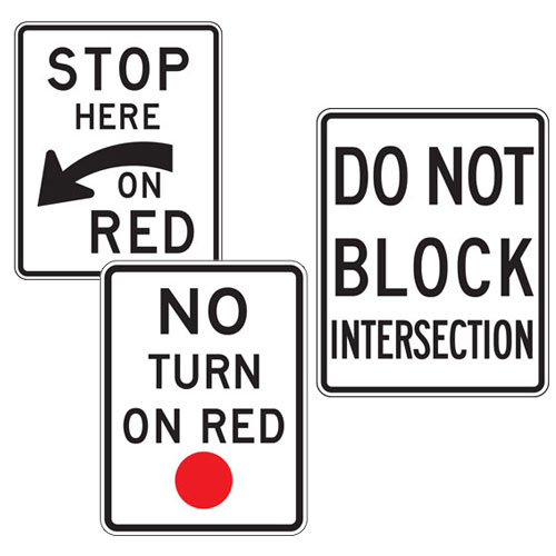 Traffic Signal Signs