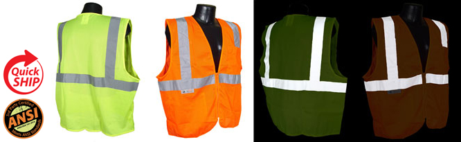 Economy Class 2 Mesh Vest - Hook and Loop Closure