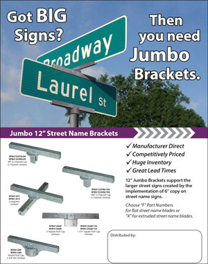 Jumbo Brackets for Big Signs