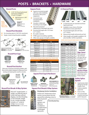 Posts Brackets and Hardware Flyer