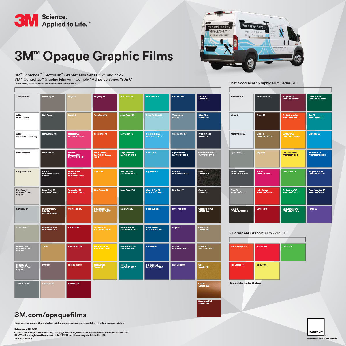 3M Color Chart