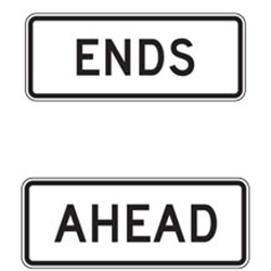 Ahead/Ends Plaques