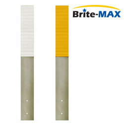 Brite Max 3" X 27" Straight Post Mount (Non Hinged Aluminum) Guardrail Delineator Markers