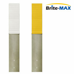 Brite Max 4" X 27" Straight Post Mount (Non Hinged Aluminum) Guardrail Delineator Markers