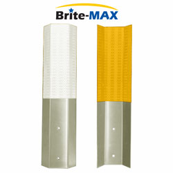 Brite Max Multi View 15" Straight Post Mount (Non Hinged Aluminum) Guardrail Delineator Markers