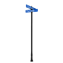 Clarksdale | Special Mount | 4 Way Intersection with 30" Street Name Blades Package