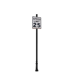 Clarksdale | Special Mount | Post System with Speed Limit or Guidance Sign Package