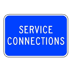Service Connections Sign