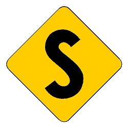 S (Maintain Speed Limit Symbol) Sign
