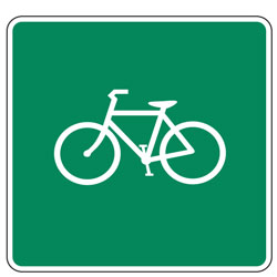 Bicycles Permitted Sign for Bicycle Facilities