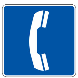 Telephone (Symbol) Sign
