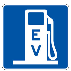 Electric Vehicle Charging (Symbol) Sign