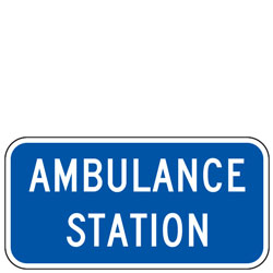 Ambulance Station Plaque