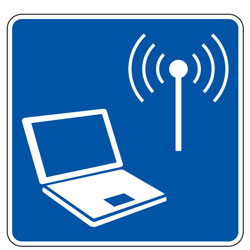 Wireless Internet (Symbol) Sign