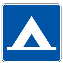 Camping (Symbol) Sign