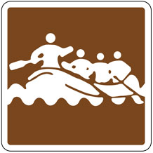 Whitewater Rafting Sign