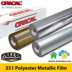 ORACAL Series 351 Polyester Metallic Film