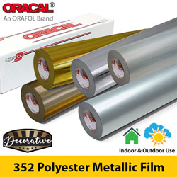 ORACAL Series 352 Print Polyester Metallic Film