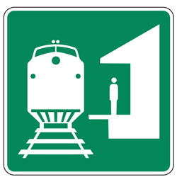 Train Station (Symbol) Signs