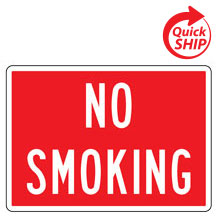 No Smoking Facility Sign