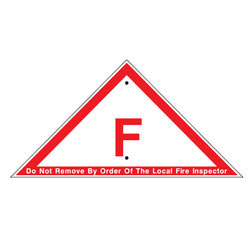 (F) Building with Floor Truss Construction Sign