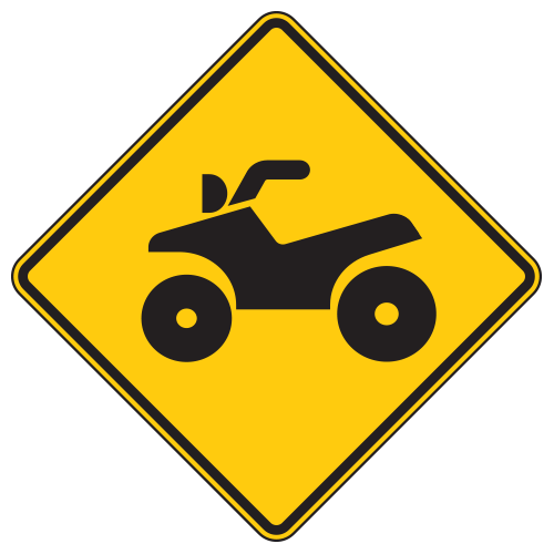 OHV | ATV Vehicular Traffic Warning Signs | National Forest Service