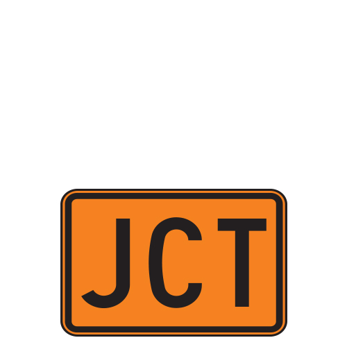 JCT Auxiliary Route Marker Signs for Temporary Traffic Control