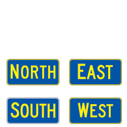 M3 Series County Route Plaques