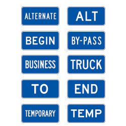 M4 Series Interstate Route Plaques