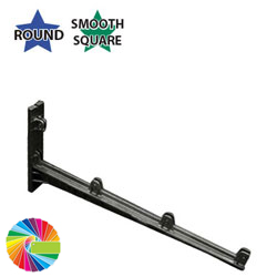 Wing Bracket for Horizontal Sign Mounting on Poles and Posts