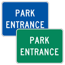 Park Entrance Signs