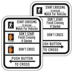 R10 3D Crosswalk Message Signs