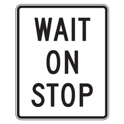 Wait on Stop Sign for Temporary Traffic Control