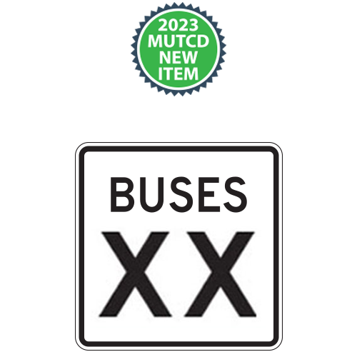 Buses Speed Limit Plaques